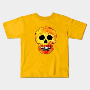 ORANGE Skull Kids T-Shirt